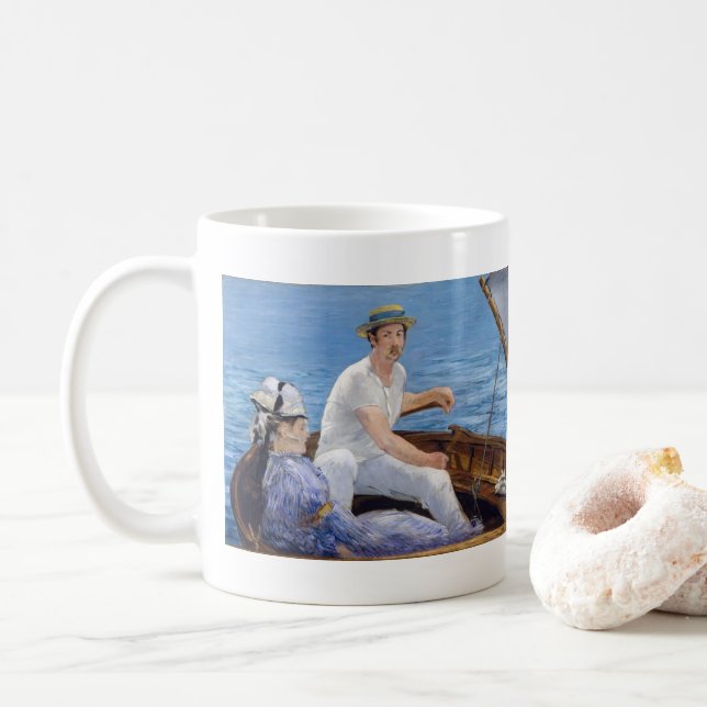 Mug Edouard Manet - En bateau (Avec donut)