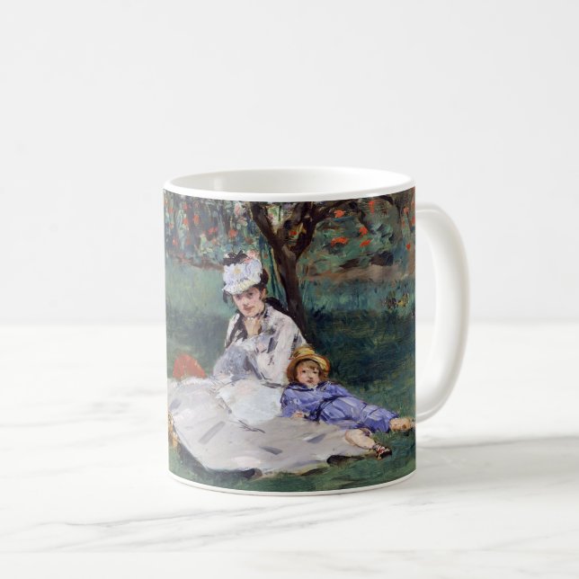 Mug Edouard Manet - La famille Monet dans son jardin (Devant droit)