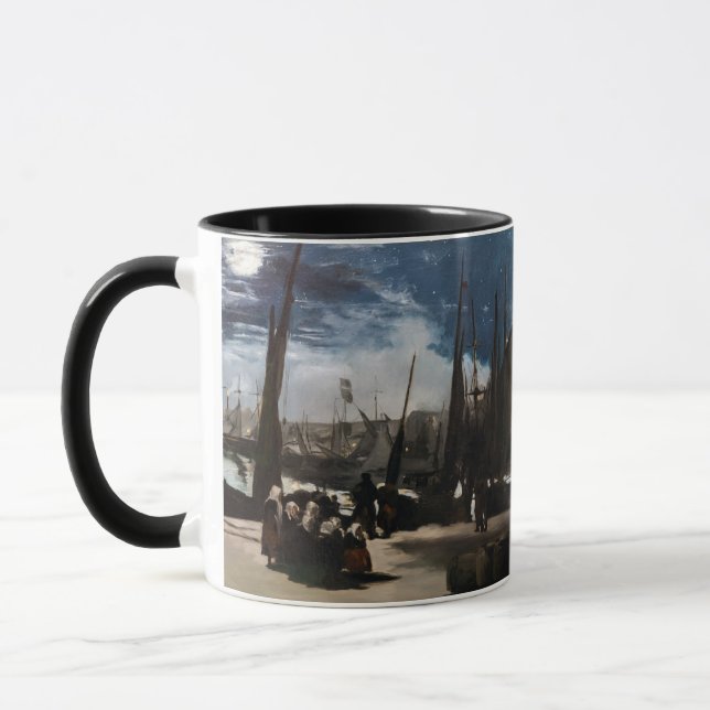 Mug Edouard Manet - Le Port de Boulogne au clair de lu (Gauche)