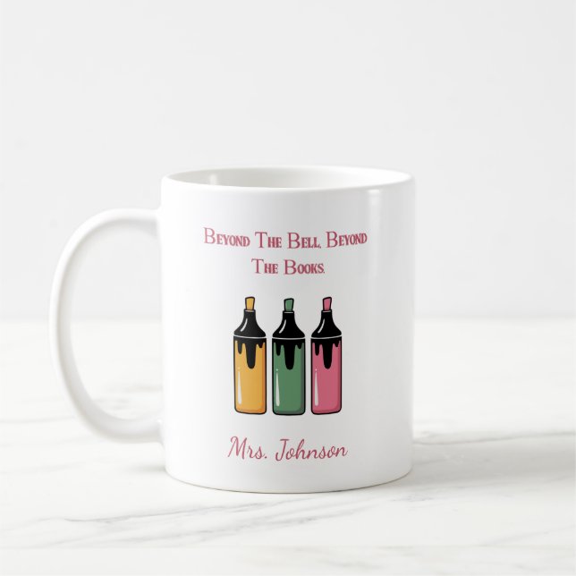 Mug Éducateur Beyond The Bell, Beyond The Books (Gauche)