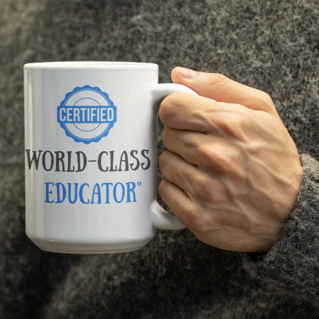 Mug Éducateur certifié personnalisable (Créateur téléchargé)