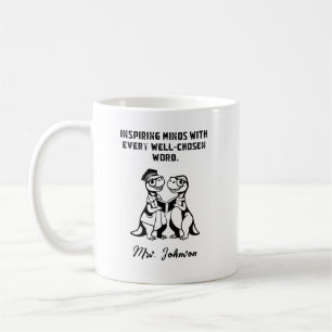 Mug Éducateur de conception inspirante par la parole b