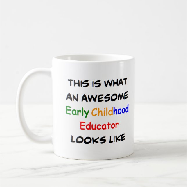Mug éducateur de la petite enfance, génial (Gauche)