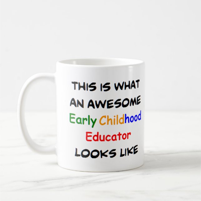 Mug éducateur de la petite enfance, génial (Gauche)