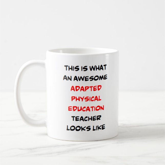 Mug éducation physique adaptée, génial (Gauche)