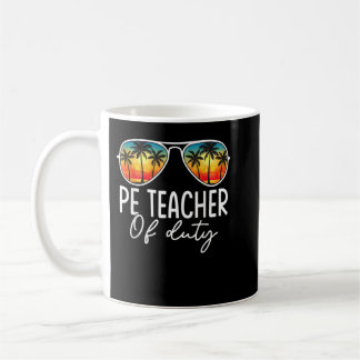 Mug Éducation physique PE Enseignant hors service Été 
