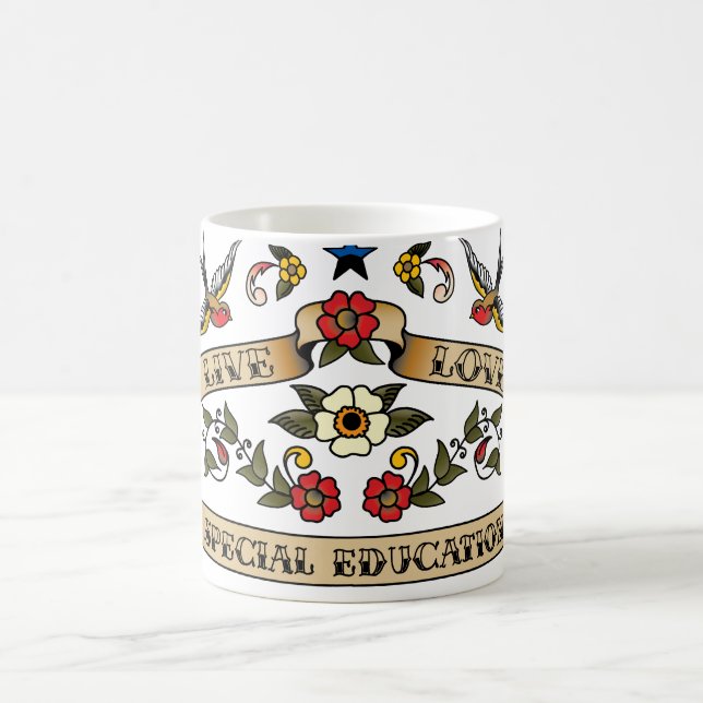 Mug Éducation spéciale d'amour vivant (Centre)