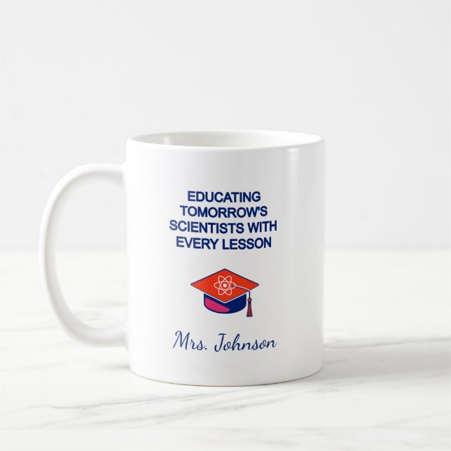 Mug Éduquer les scientifiques de demain à chaque leçon (Gauche)