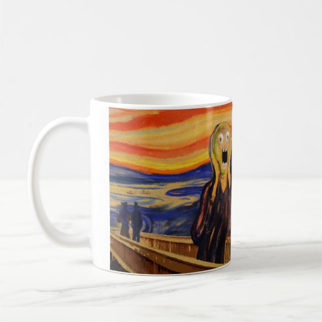 Mug Edvard Munch Le Cri Affolé (Gauche)
