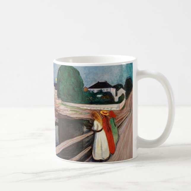 Mug Edvard Munch - Les filles sur le pont (Droite)