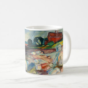 Mug Edvard Munch - Rive avec Maison Rouge