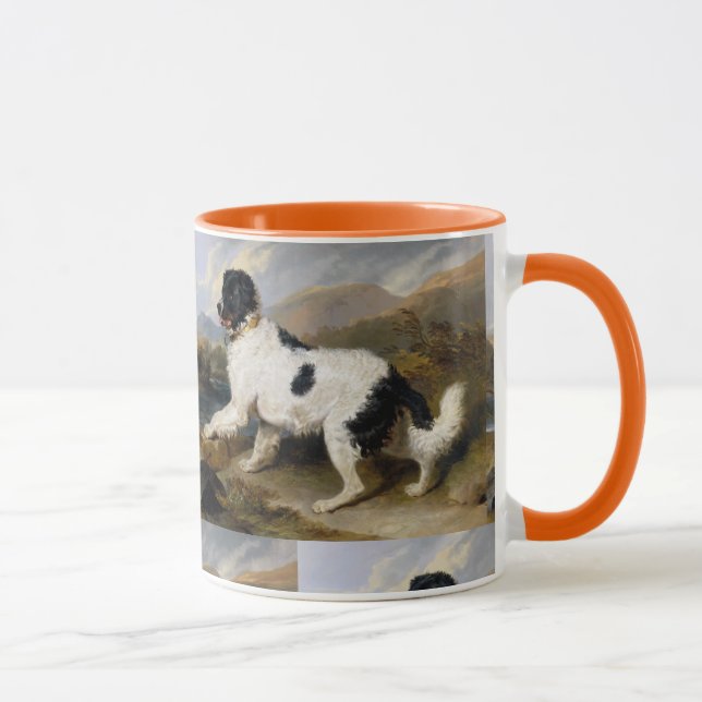 Mug Edwin Henry Landseer Lion A Newfoundland Dog (Droite)