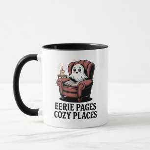 Mug Eerie Pages Cosy Places - cosy livre fantôme