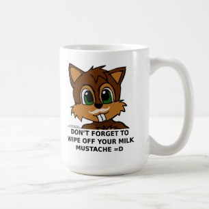 Mug Effacez votre moustache de lait