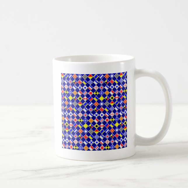 Mug Effet 3D À damiers Motif de carreaux de drapeau na (Droite)