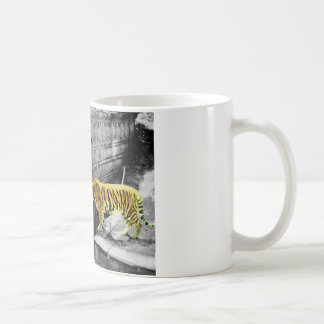 Mug Effet de couleur de deux tigres