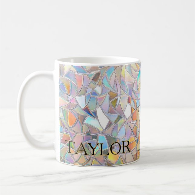 Mug Effet de verre teinté prismatique - Arc-en-ciel pr (Gauche)