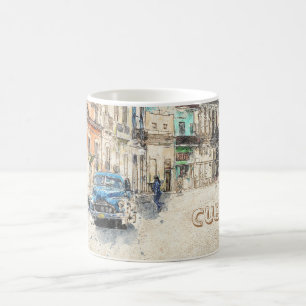 Mug effiloche de La Havane, le Cuba