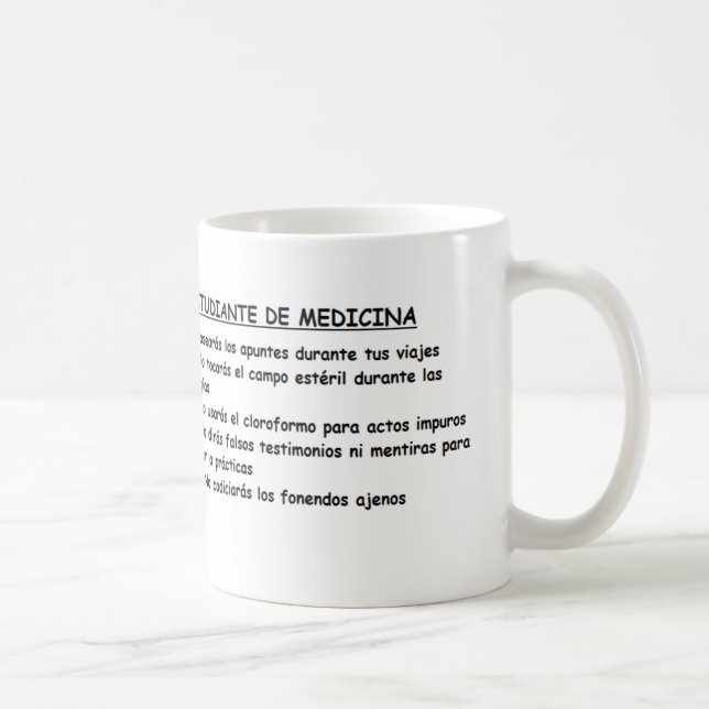 Mug Effiloche des ordres médecine (Droite)