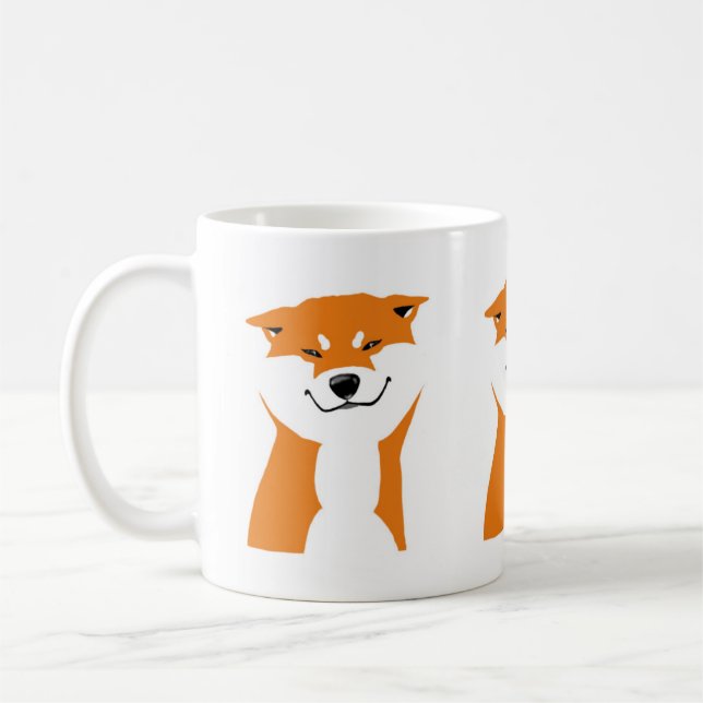 Mug Effiloche Shiba inu Salutation (Gauche)