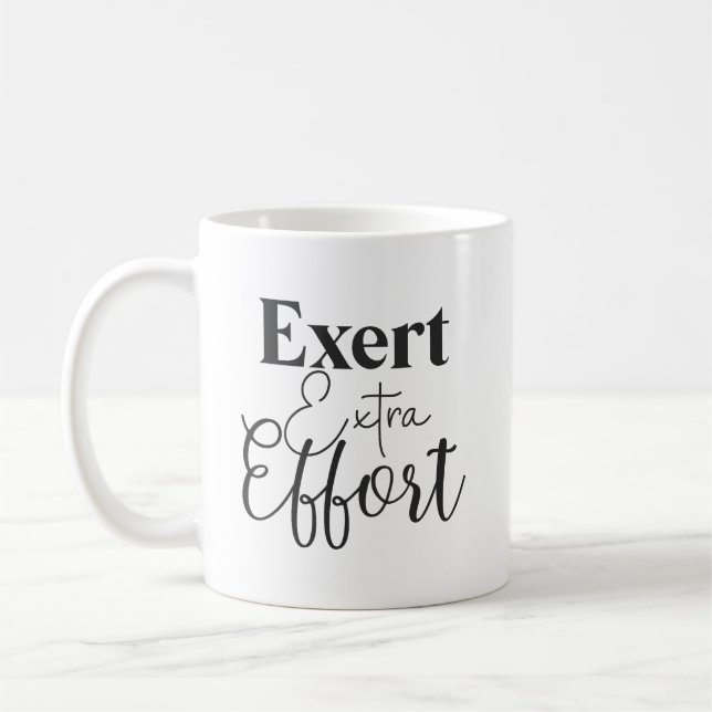 Mug Effort supplémentaire extrême - Hustle, Salle de g (Gauche)