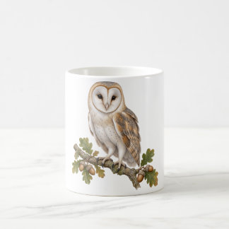 Mug Effraie sur une branche de chêne
