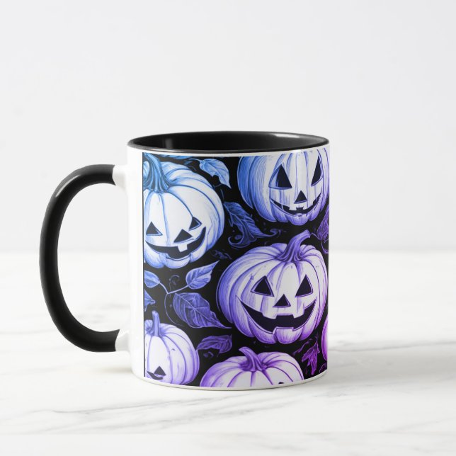 Mug Éffrayant Citrouille Halloween (Gauche)
