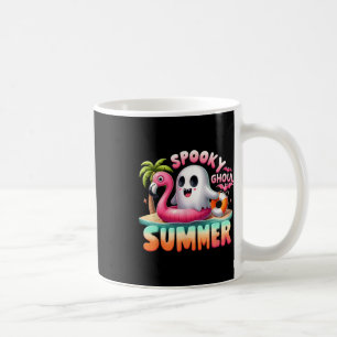 Mug Éffrayant Ghoul Été Drôle Fantôme Flamant rose Été