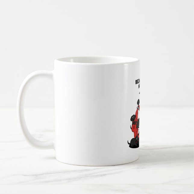 Mug Éffrayant Halloween Chien Fantôme Éffrayant (Gauche)