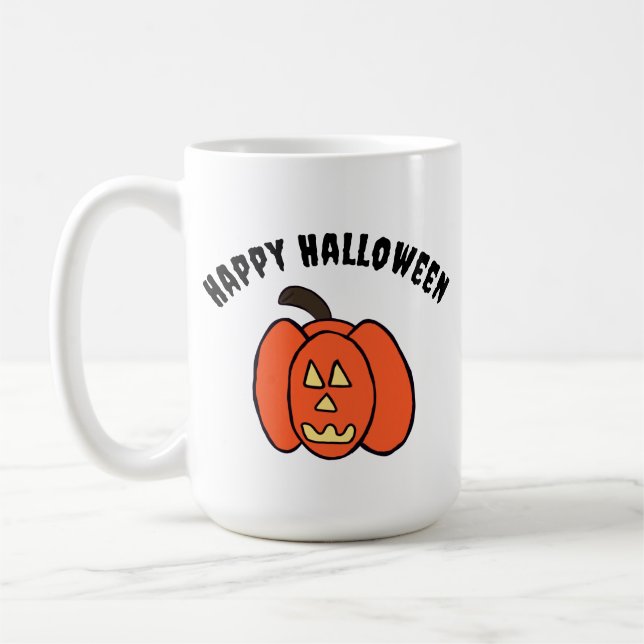 Mug Éffrayant Halloween Jack-o'-lantern (Gauche)