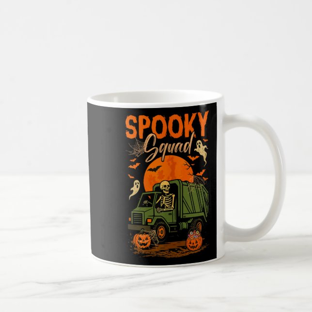 Mug Éffrayant Halloween Squad Squelette Conduire Garba (Droite)