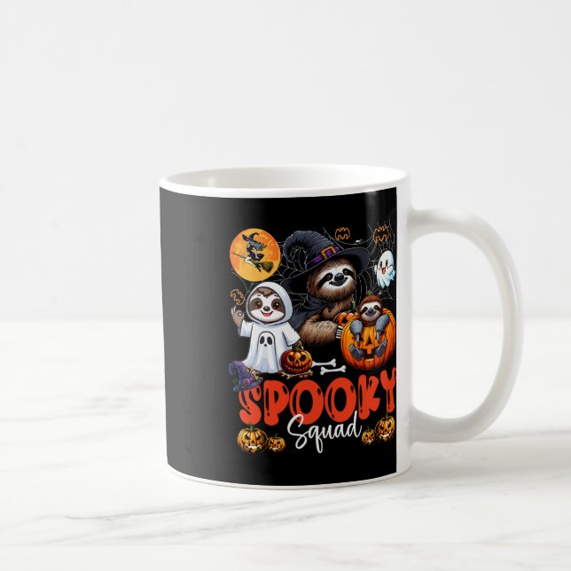 Mug Éffrayant Halloween Squad Trois fentes Horreur Cos (Droite)