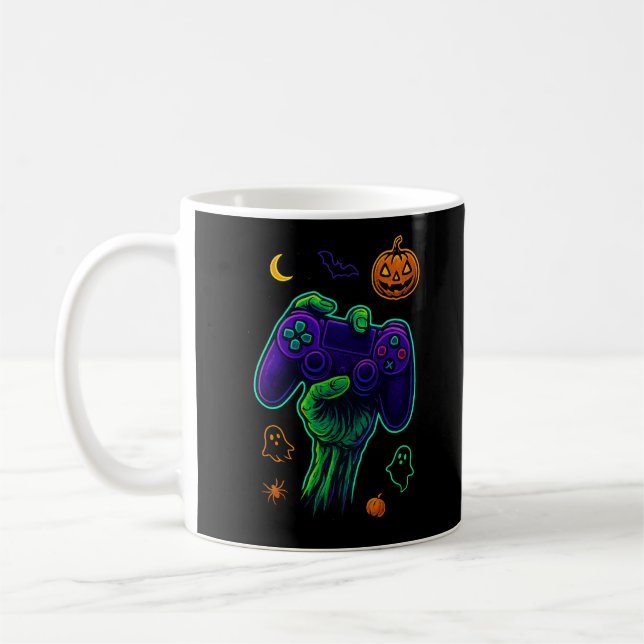 Mug Éffrayant Joueur Zombie Halloween Jeu d'oreiller (Gauche)