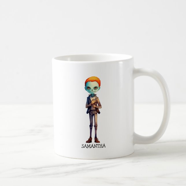 Mug Éffrayant, mais joli Zombie Kid - Adorable Macabre (Droite)