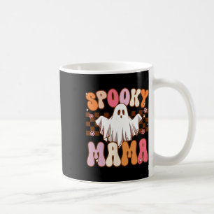 Mug Éffrayant Mama Halloween Maman Ghost Costume Retro