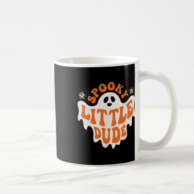 Mug Éffrayant Petit Dude Ghost Boo Halloween Toddler B (Droite)