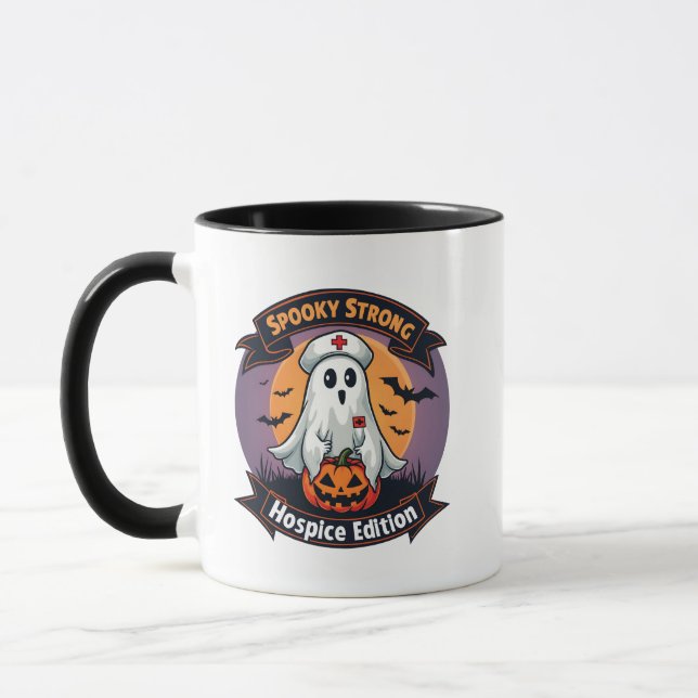 Mug Éffrayant Strong Hospice Edition Infirmière d'Hall (Gauche)