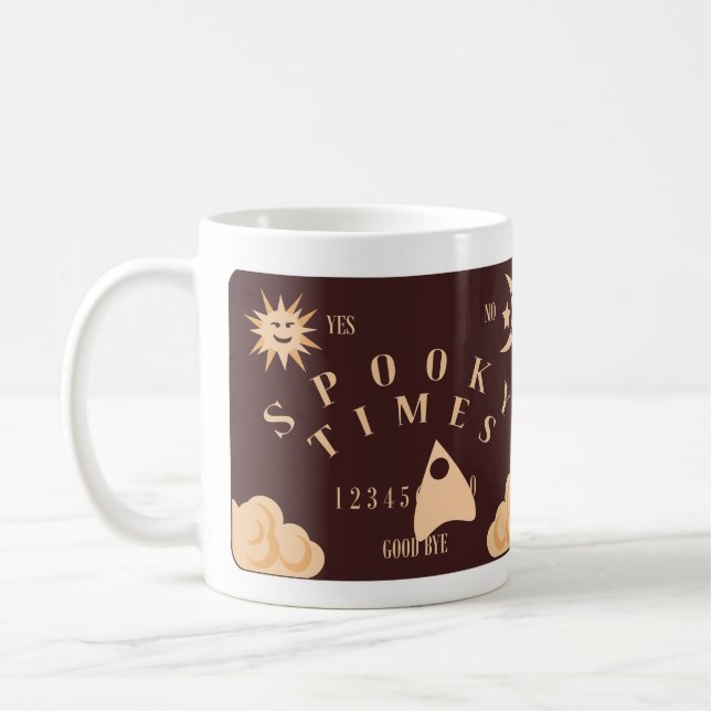 Mug Éffrayant Times Spirit Board Halloween Vibes (Gauche)