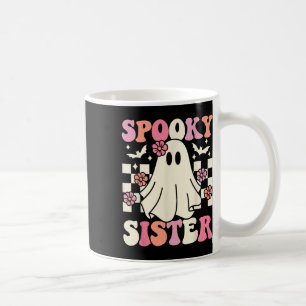 Mug Éffrayante Soeur Halloween Ghost Costume Rétro Sup