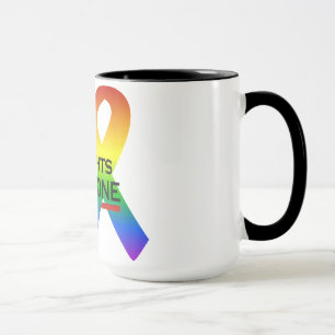 Mug Égal Droits Supporter tasse, choisir style et coul