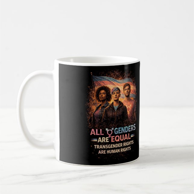 Mug Égal sous tous les drapeaux (Gauche)