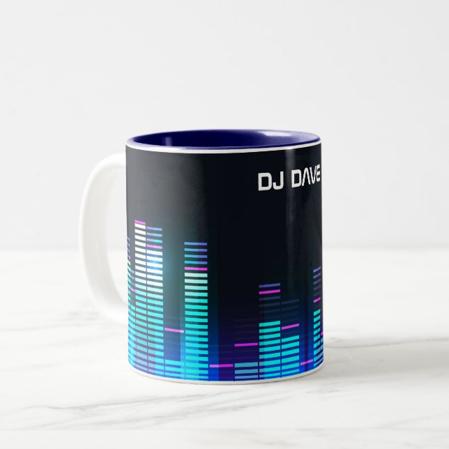 Mug égaliseur personnalisé (Devant gauche)