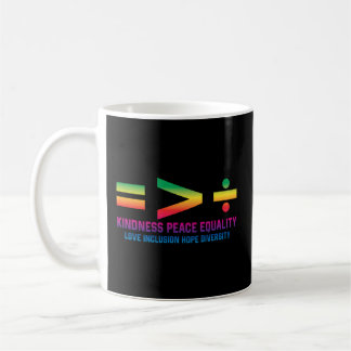 Mug Égalité de justice sociale supérieure à la divisio