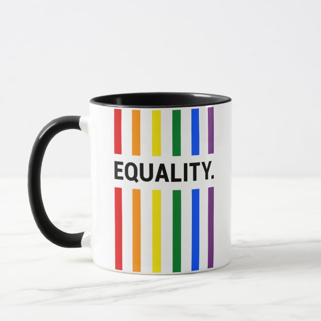 Mug Egalité Pride Arc-en-ciel (Gauche)