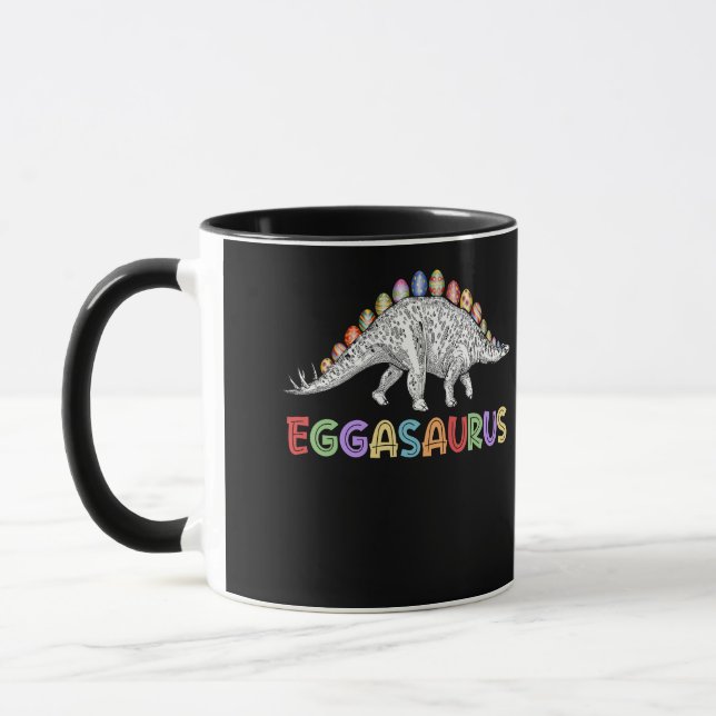 Mug Eggasaurus Stegosaurus Egg Dinosaur Joyeux Pâques (Gauche)