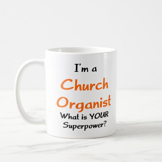 Mug église organiste (Gauche)