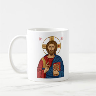 Mug Église orthodoxe d'Europe de l'Est Lord Jésus-Chri