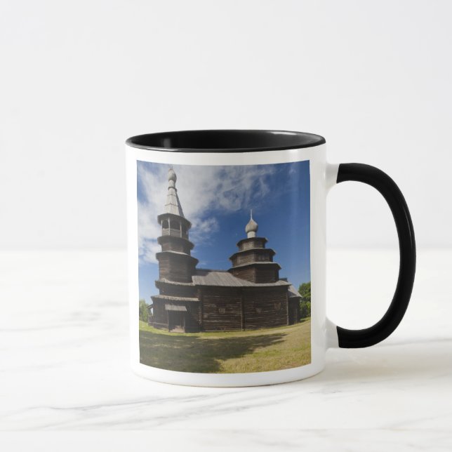 Mug église orthodoxe russe traditionnelle en bois (Droite)