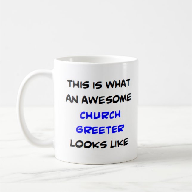 Mug église plus accueillante, génial (Gauche)