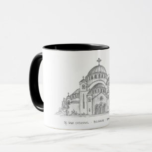 Mug Église Saint-Sava, Belgrade, Serbie